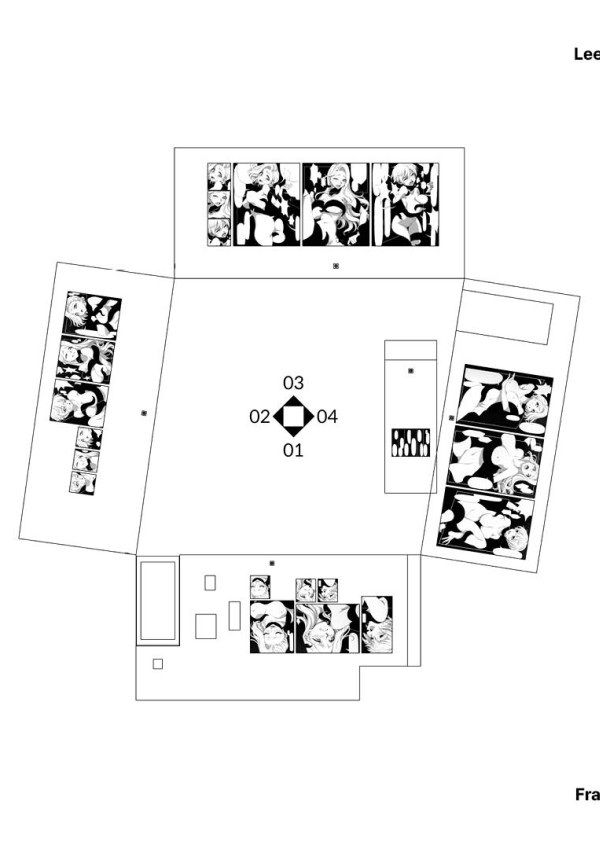 불완전한 Fragmentary 전시 포스