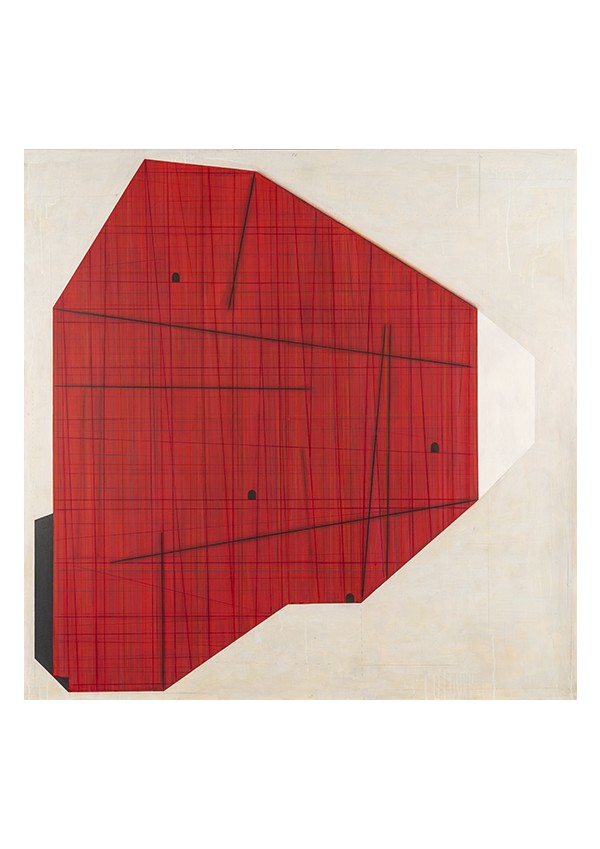 Connected-home, Acrylic on canvas, 130.3x130.3cm, 2024